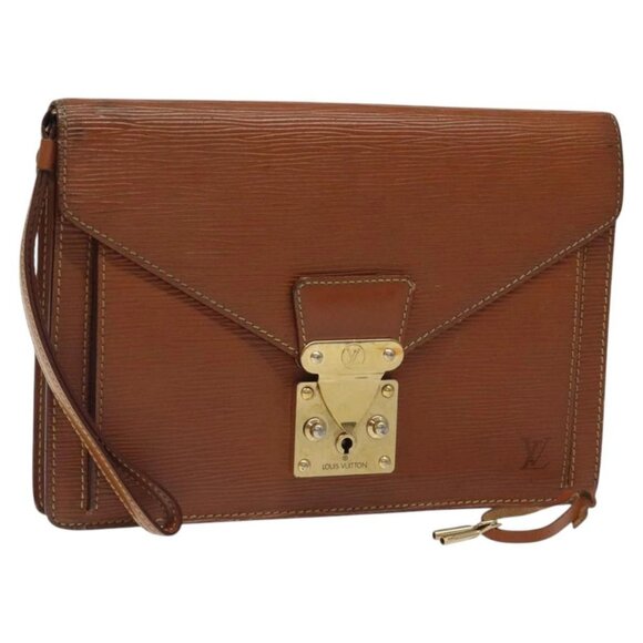 Louis Vuitton Handbags - LOUIS VUITTON Epi Serie Dragonne Hand Bag Zipangu Gold